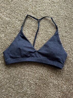 P'tula Charcoal Grey Wireless Triangle Bralette with Racerback